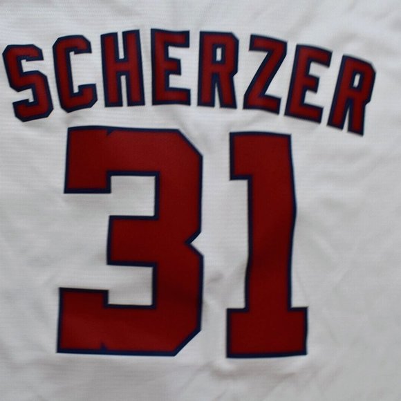 Washington Nationals Nike MLB Youth Boys Max Scherzer Jersey New M (10-12) - Picture 7 of 8